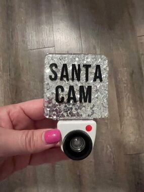 Santa Cam Clip-On Novelty Camera - White